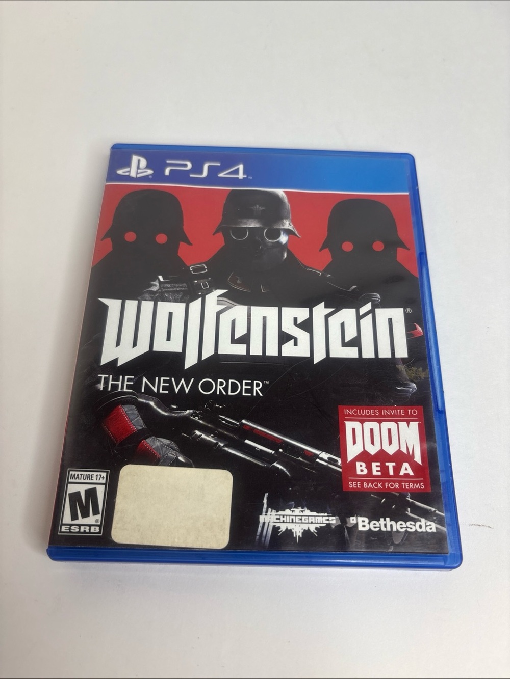 Wolfenstein: The New Order (PS4) - Bethesda - Black/Red Cover